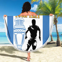 Custom Argentina Football Beach Blanket We Are The Champions - Wonder Print Shop