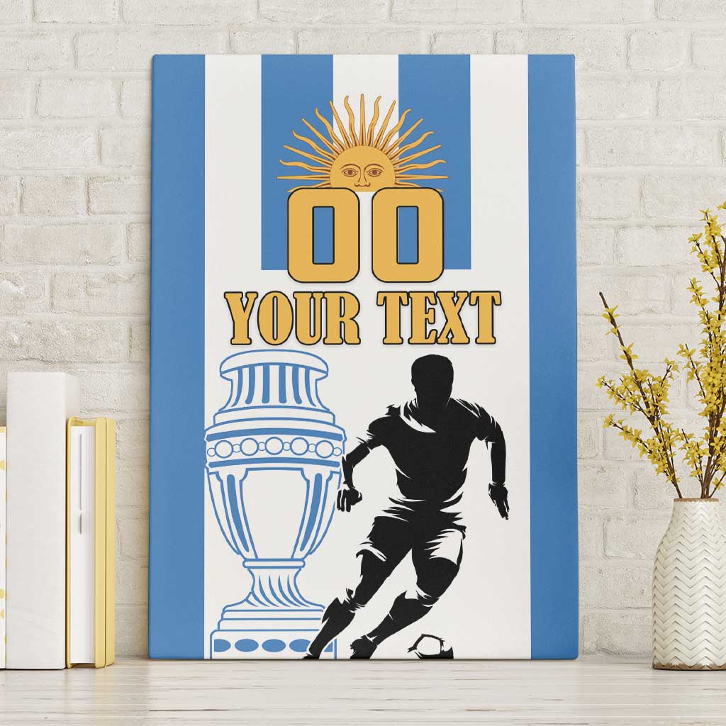 Custom Argentina Football Canvas Wall Art We Are The Champions - Wonder Print Shop