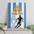 Custom Argentina Football Canvas Wall Art We Are The Champions - Wonder Print Shop