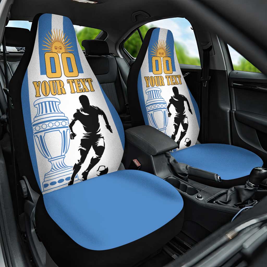 Custom Argentina Football Car Seat Cover We Are The Champions - Wonder Print Shop