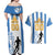 Custom Argentina Football Couples Matching Off Shoulder Maxi Dress and Hawaiian Shirt We Are The Champions - Wonder Print Shop