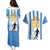 Custom Argentina Football Couples Matching Puletasi and Hawaiian Shirt We Are The Champions - Wonder Print Shop