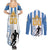 Custom Argentina Football Couples Matching Summer Maxi Dress and Long Sleeve Button Shirt We Are The Champions - Wonder Print Shop