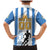 Custom Argentina Football Family Matching Mermaid Dress and Hawaiian Shirt We Are The Champions - Wonder Print Shop
