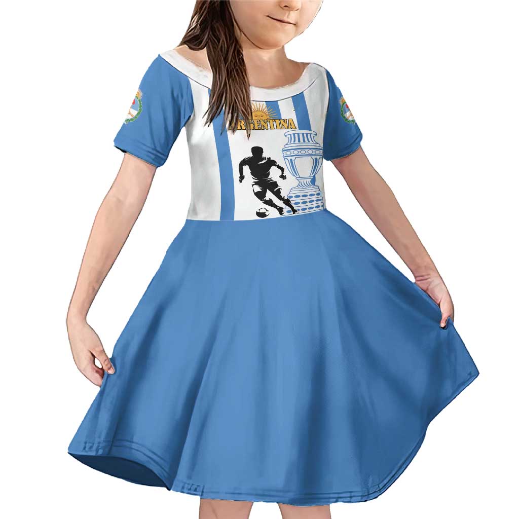 Custom Argentina Football Family Matching Mermaid Dress and Hawaiian Shirt We Are The Champions - Wonder Print Shop