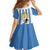 Custom Argentina Football Family Matching Off The Shoulder Long Sleeve Dress and Hawaiian Shirt We Are The Champions - Wonder Print Shop
