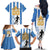 Custom Argentina Football Family Matching Off The Shoulder Long Sleeve Dress and Hawaiian Shirt We Are The Champions - Wonder Print Shop