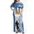 Custom Argentina Football Family Matching Off Shoulder Maxi Dress and Hawaiian Shirt We Are The Champions - Wonder Print Shop