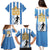 Custom Argentina Football Family Matching Puletasi and Hawaiian Shirt We Are The Champions - Wonder Print Shop