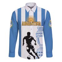 Custom Argentina Football Family Matching Short Sleeve Bodycon Dress and Hawaiian Shirt We Are The Champions - Wonder Print Shop
