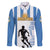 Custom Argentina Football Family Matching Short Sleeve Bodycon Dress and Hawaiian Shirt We Are The Champions - Wonder Print Shop