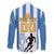 Custom Argentina Football Family Matching Summer Maxi Dress and Hawaiian Shirt We Are The Champions - Wonder Print Shop