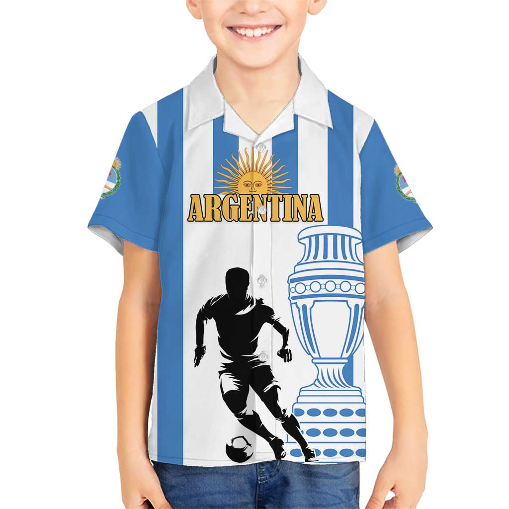Custom Argentina Football Family Matching Summer Maxi Dress and Hawaiian Shirt We Are The Champions - Wonder Print Shop