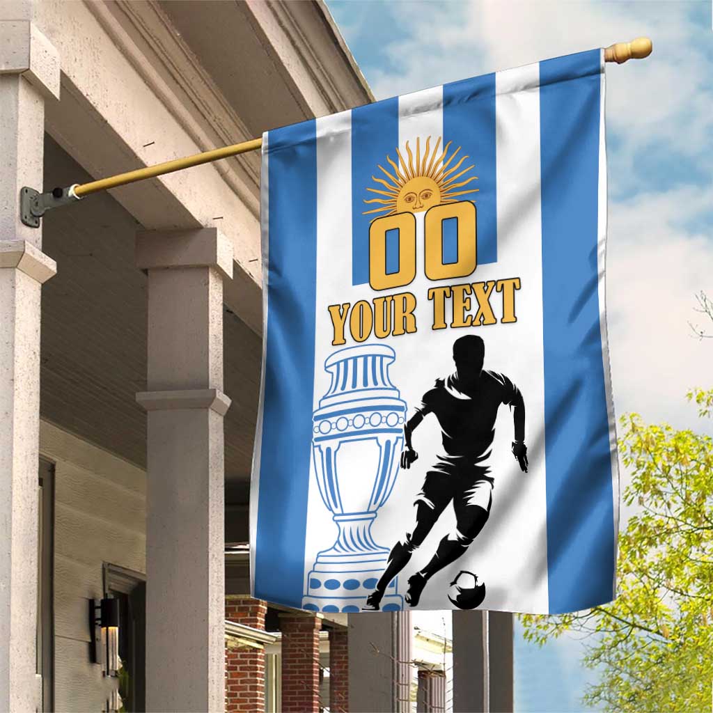 Custom Argentina Football Garden Flag We Are The Champions - Wonder Print Shop