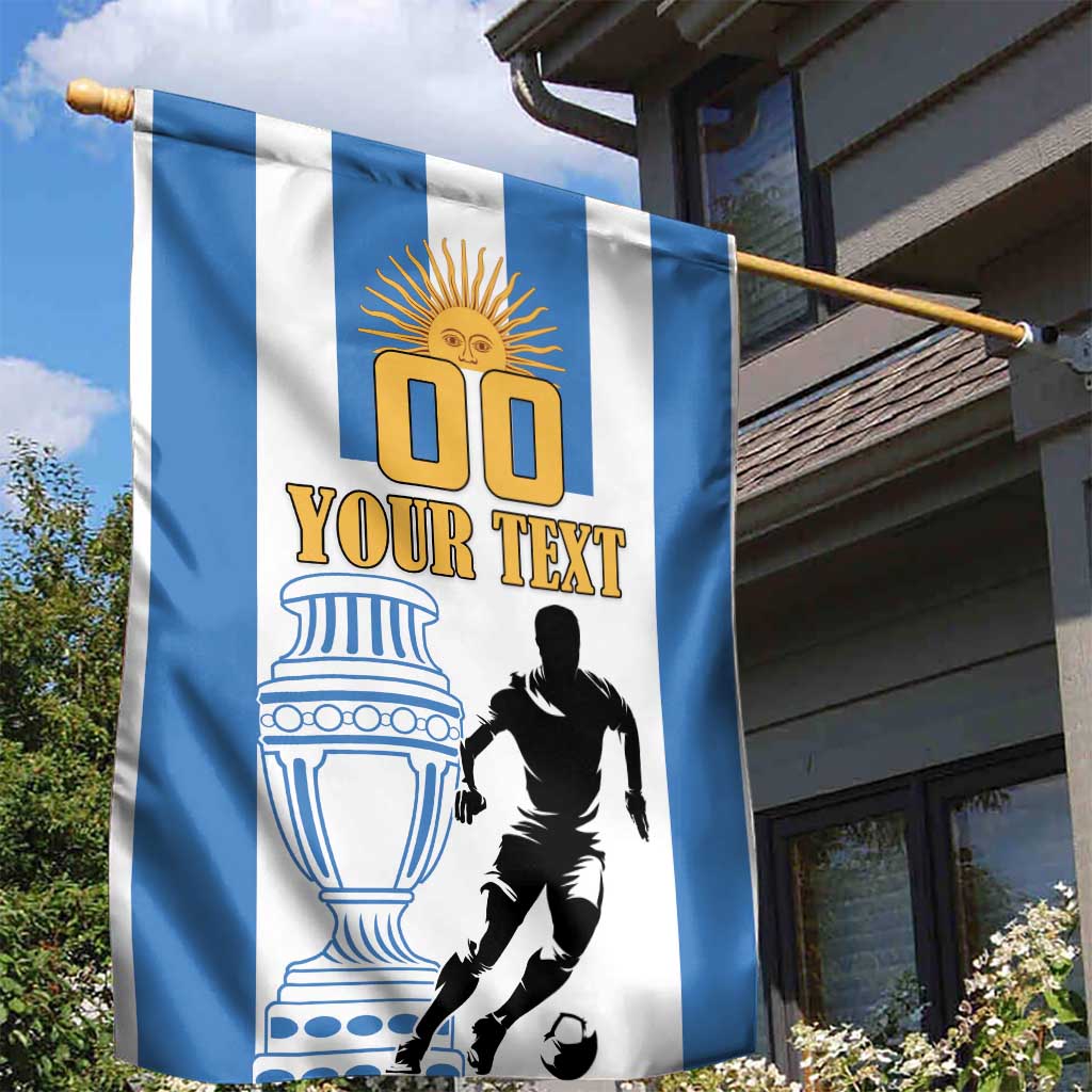 Custom Argentina Football Garden Flag We Are The Champions - Wonder Print Shop
