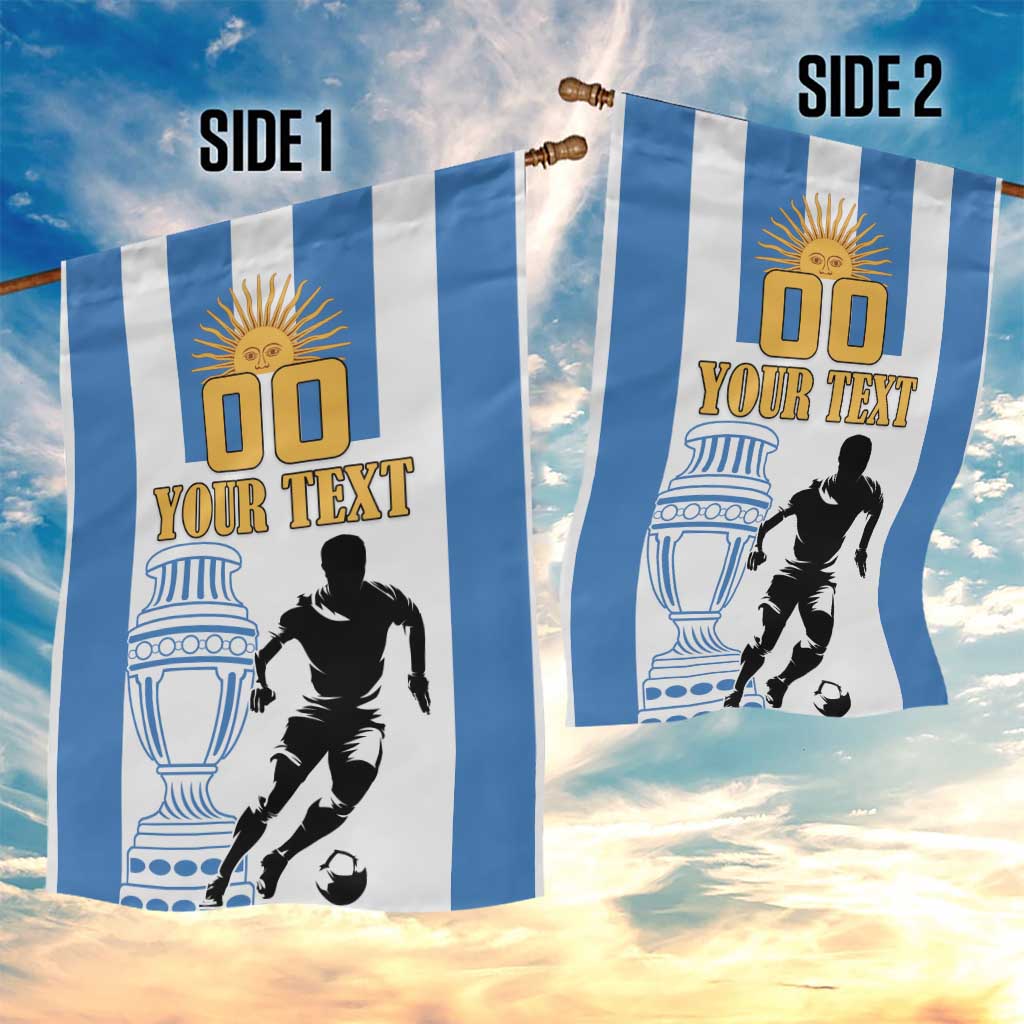 Custom Argentina Football Garden Flag We Are The Champions - Wonder Print Shop