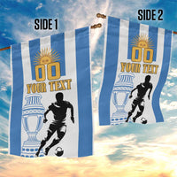 Custom Argentina Football Garden Flag We Are The Champions - Wonder Print Shop