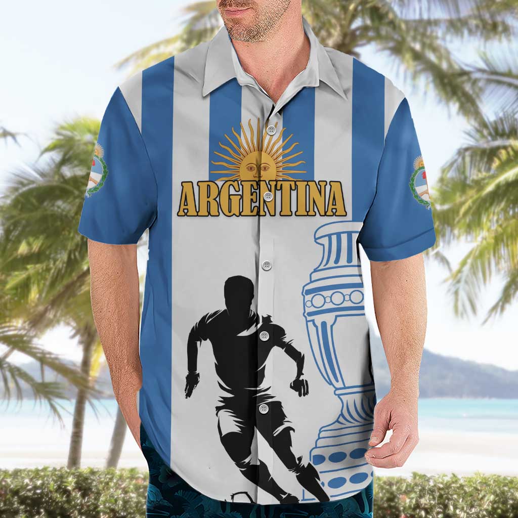 Custom Argentina Football Hawaiian Shirt We Are The Champions - Wonder Print Shop