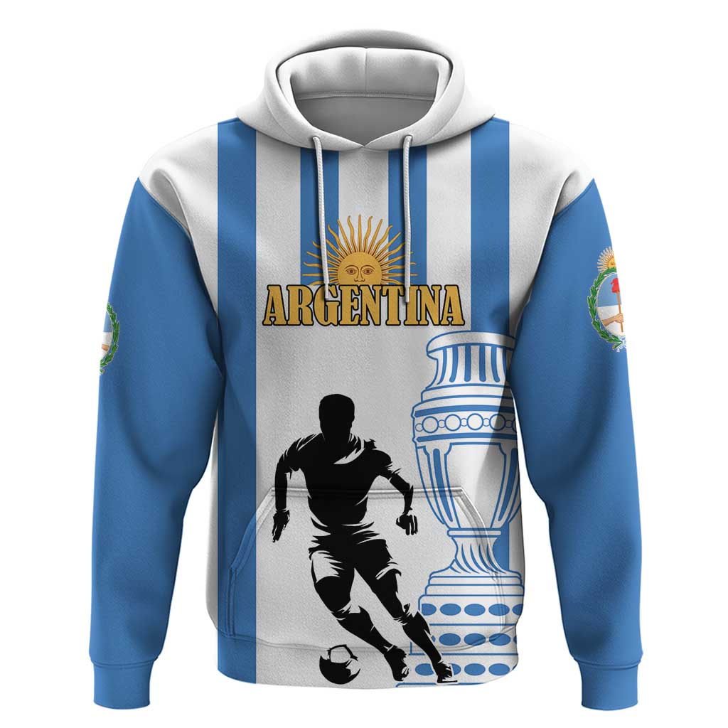 Custom Argentina Football Hoodie We Are The Champions - Wonder Print Shop