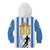 Custom Argentina Football Kid Hoodie We Are The Champions - Wonder Print Shop