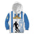 Custom Argentina Football Kid Hoodie We Are The Champions - Wonder Print Shop