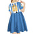 Custom Argentina Football Kid Short Sleeve Dress We Are The Champions - Wonder Print Shop