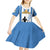 Custom Argentina Football Kid Short Sleeve Dress We Are The Champions - Wonder Print Shop