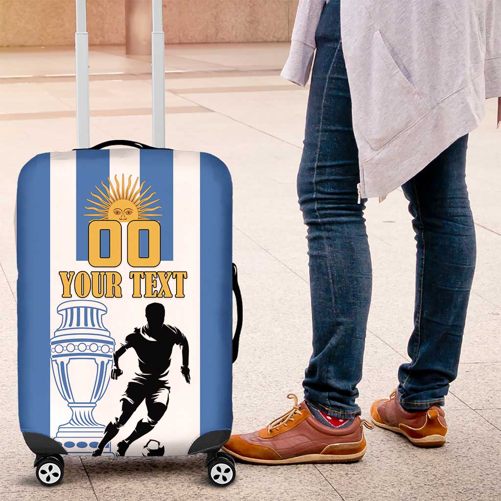 Custom Argentina Football Luggage Cover We Are The Champions - Wonder Print Shop