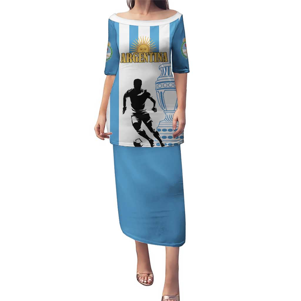 Custom Argentina Football Puletasi We Are The Champions - Wonder Print Shop