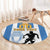 Custom Argentina Football Round Carpet We Are The Champions
