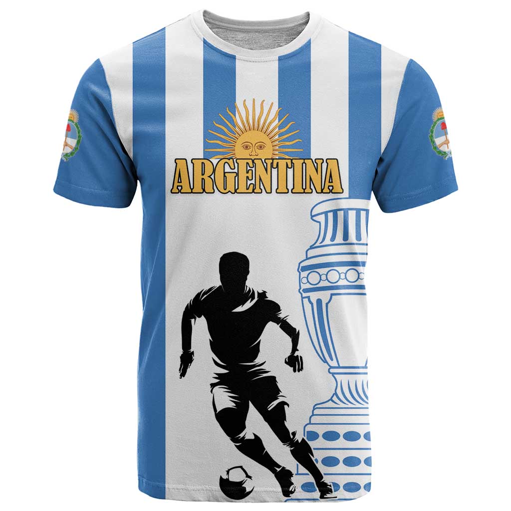 Custom Argentina Football T Shirt We Are The Champions - Wonder Print Shop