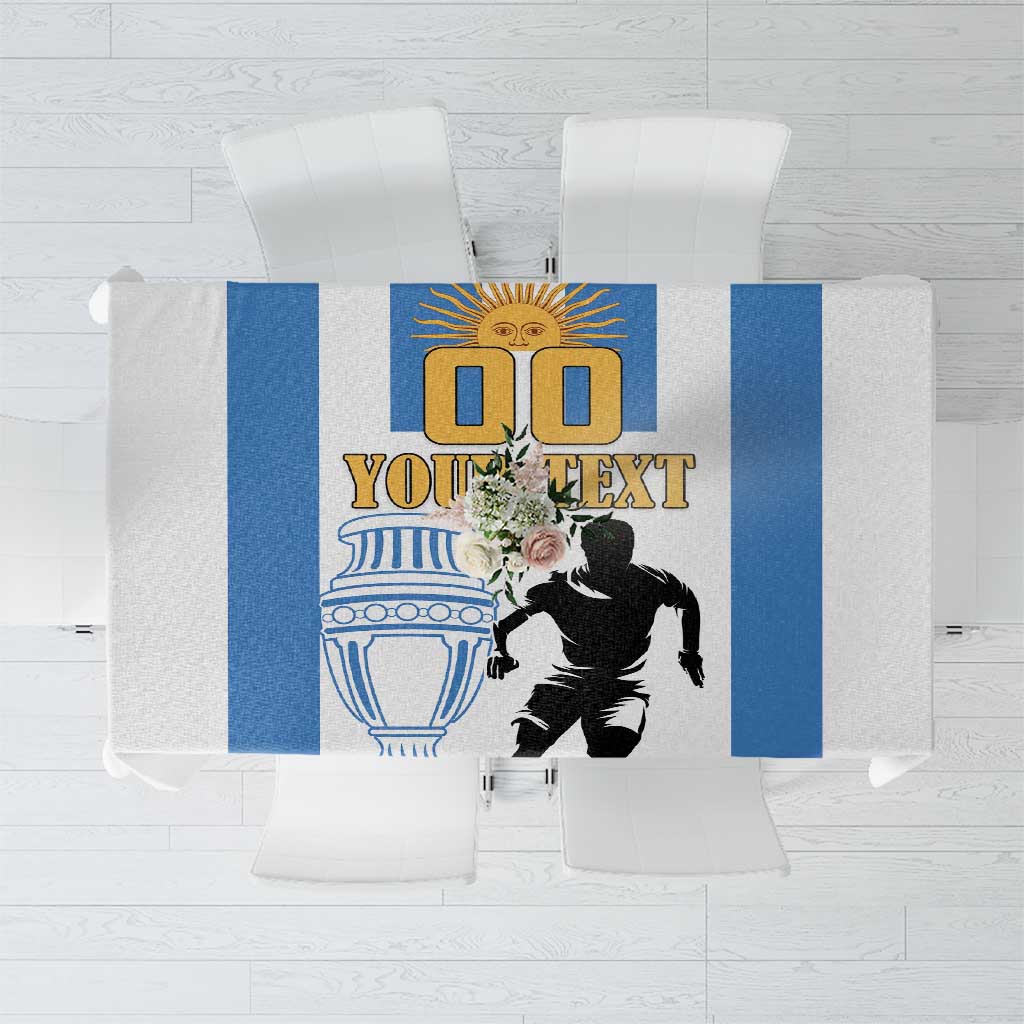 Custom Argentina Football Tablecloth We Are The Champions - Wonder Print Shop