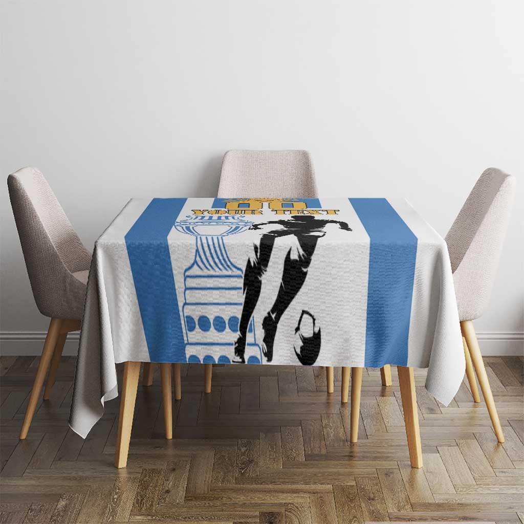 Custom Argentina Football Tablecloth We Are The Champions - Wonder Print Shop