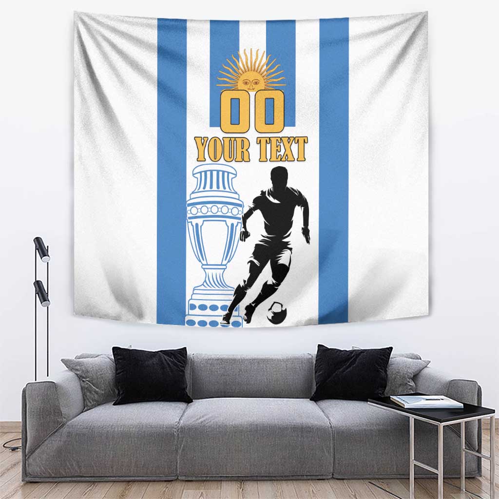 Custom Argentina Football Tapestry We Are The Champions - Wonder Print Shop