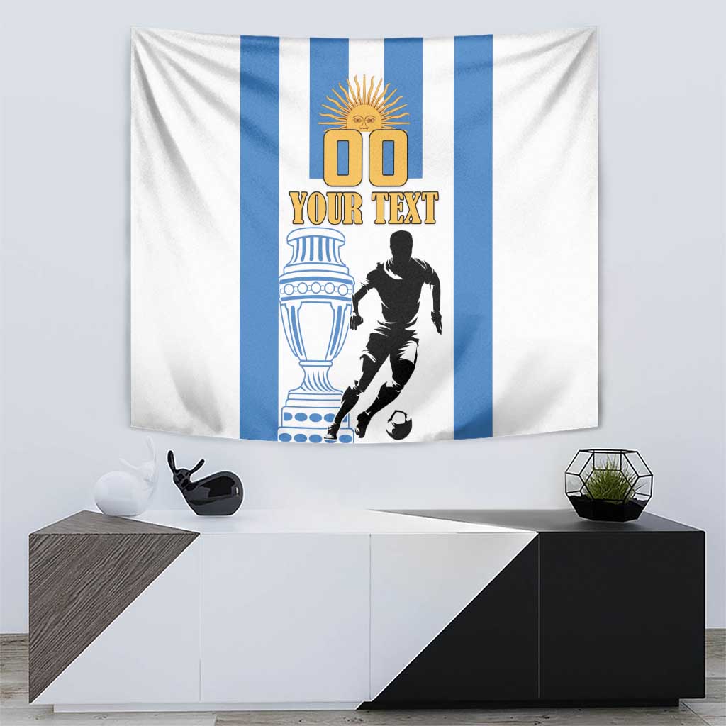 Custom Argentina Football Tapestry We Are The Champions - Wonder Print Shop