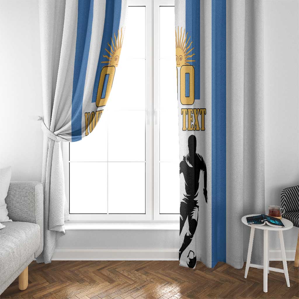 Custom Argentina Football Window Curtain We Are The Champions - Wonder Print Shop