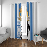 Custom Argentina Football Window Curtain We Are The Champions - Wonder Print Shop