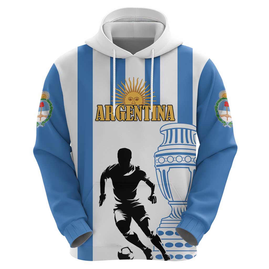 Custom Argentina Football Zip Hoodie We Are The Champions - Wonder Print Shop
