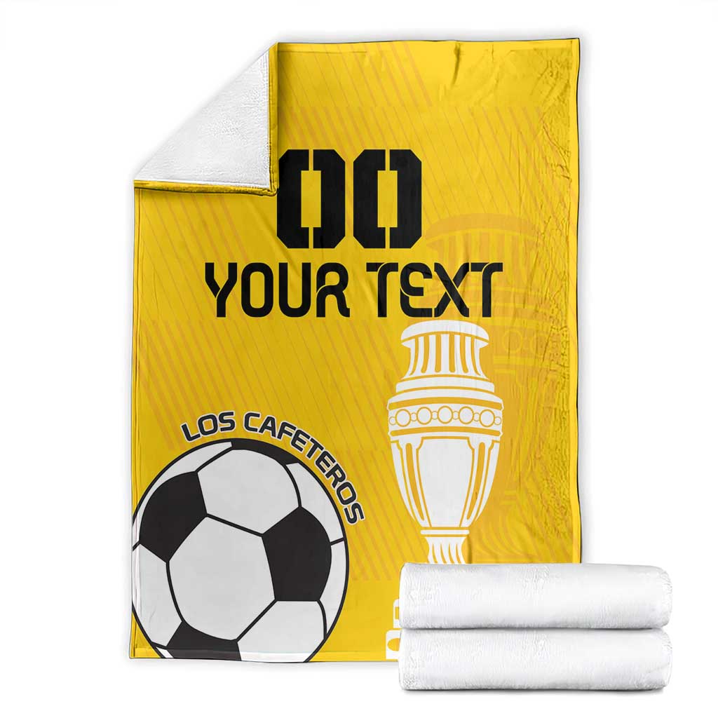 Custom Colombia Football Blanket Go Champions