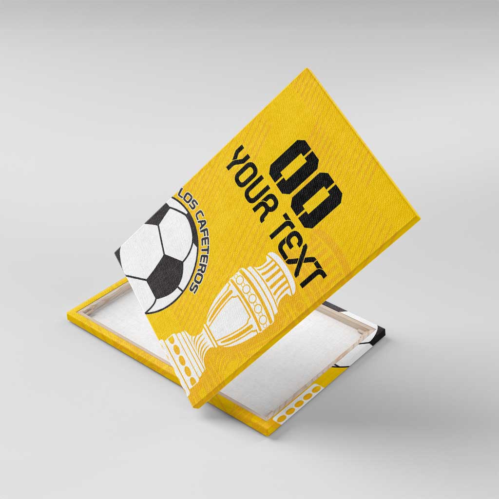 Custom Colombia Football Canvas Wall Art Go Champions - Wonder Print Shop