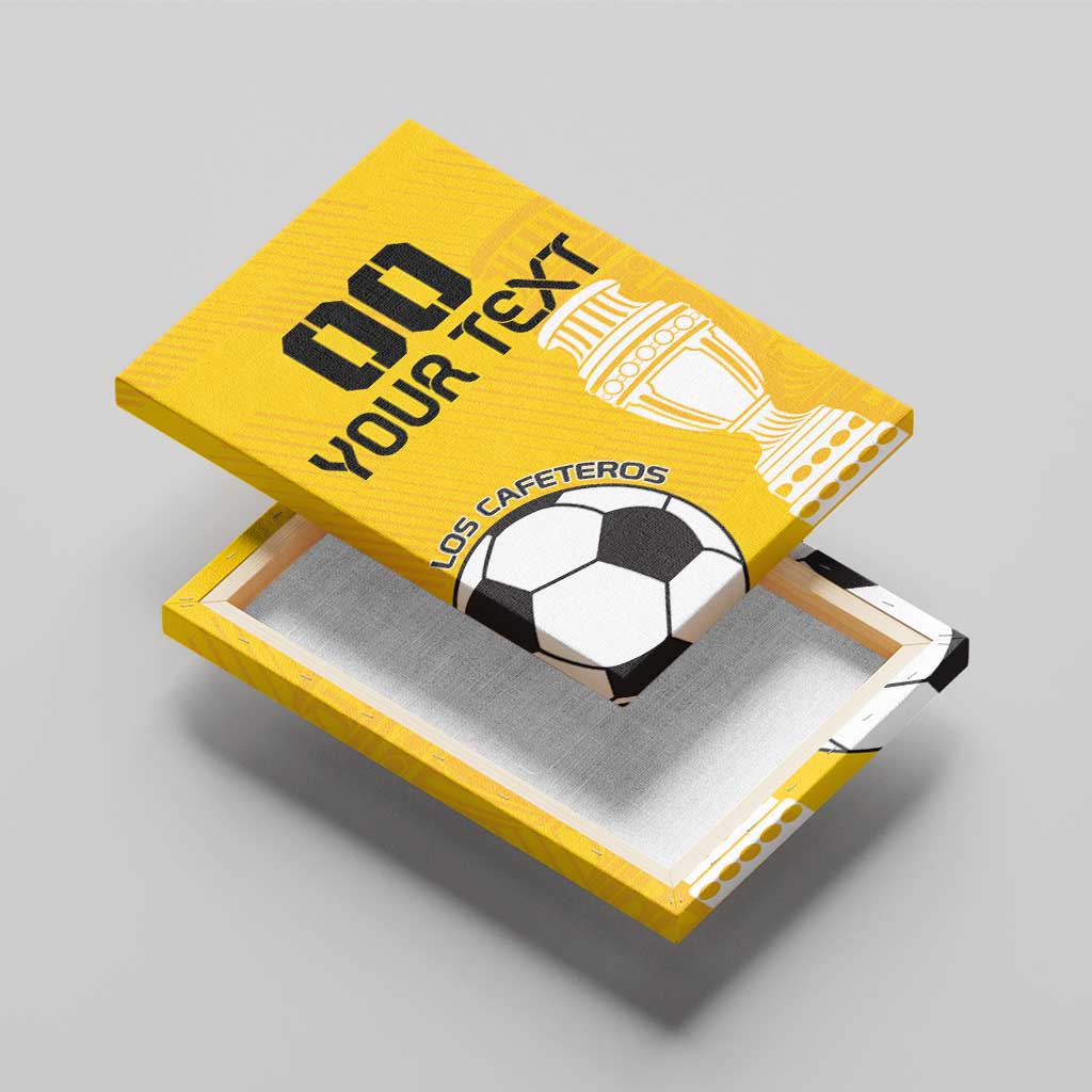 Custom Colombia Football Canvas Wall Art Go Champions - Wonder Print Shop