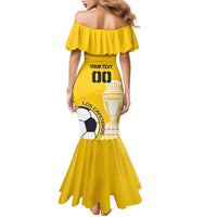 Custom Colombia Football Family Matching Mermaid Dress and Hawaiian Shirt Go Champions - Wonder Print Shop