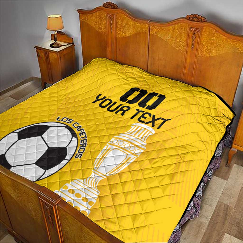 Custom Colombia Football Quilt Go Champions - Wonder Print Shop