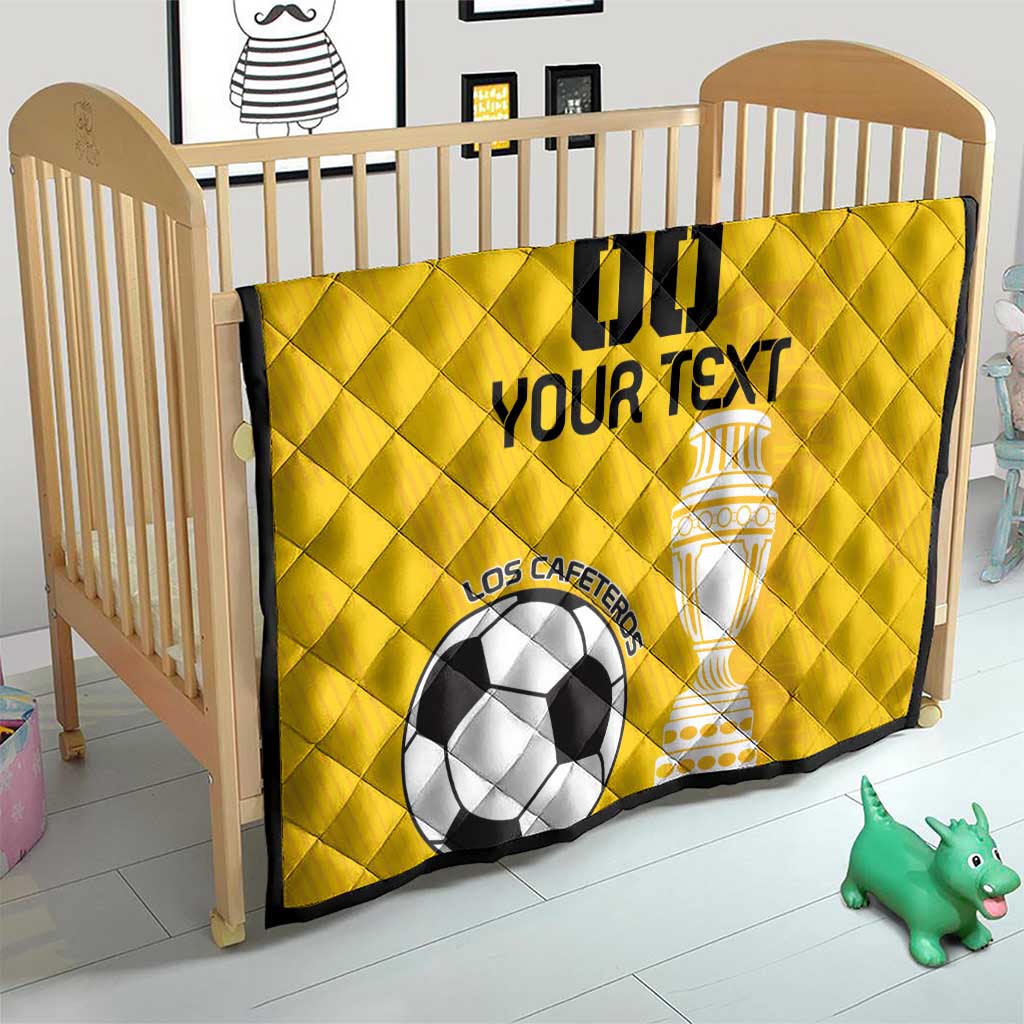 Custom Colombia Football Quilt Go Champions - Wonder Print Shop