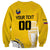 Custom Colombia Football Sweatshirt Go Champions - Wonder Print Shop