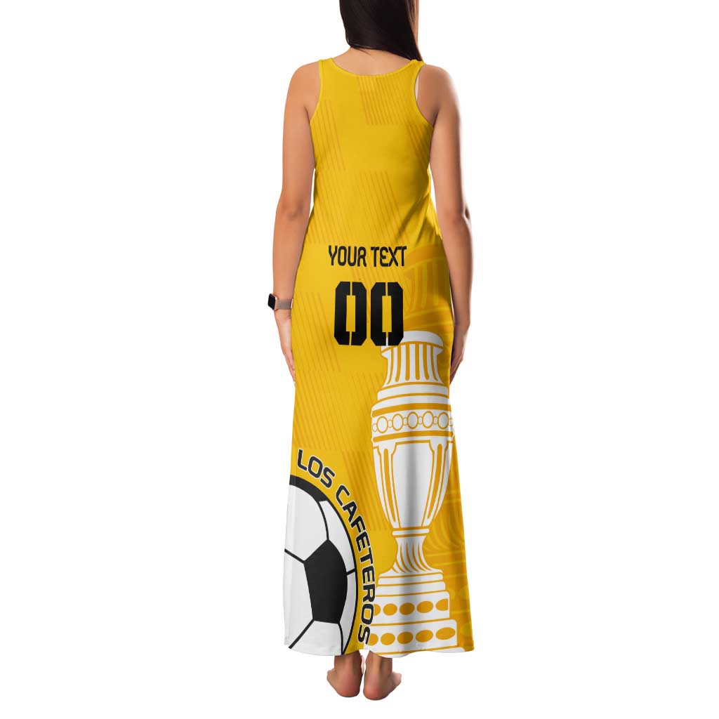 Custom Colombia Football Tank Maxi Dress Go Champions - Wonder Print Shop