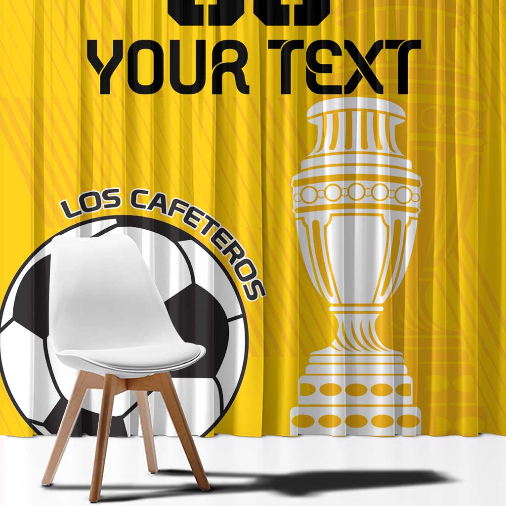 Custom Colombia Football Window Curtain Go Champions - Wonder Print Shop