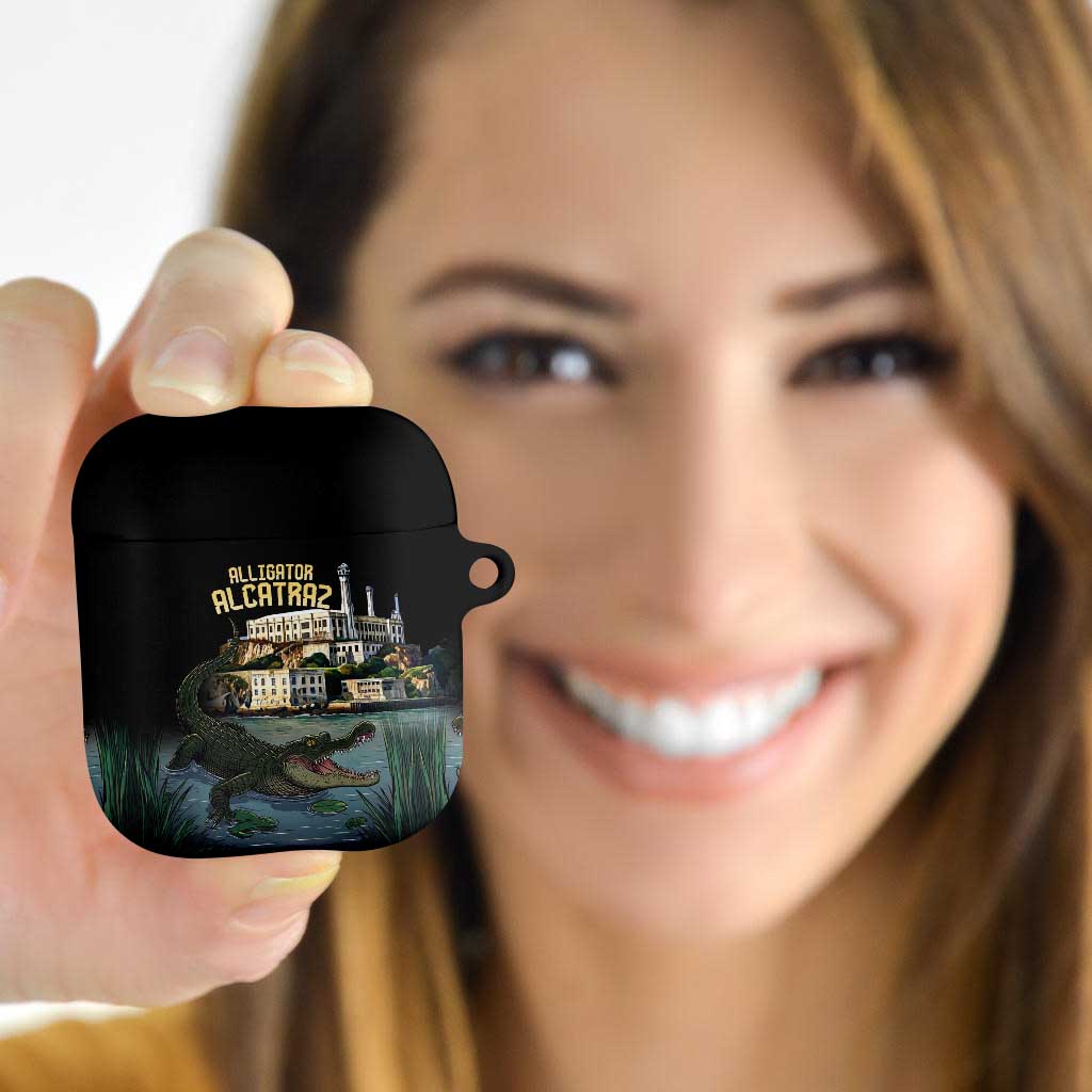 Everglades Alligator Alcatraz Florida AirPods Case - Wonder Print Shop