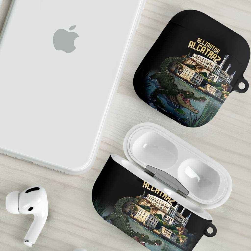 Everglades Alligator Alcatraz Florida AirPods Case - Wonder Print Shop