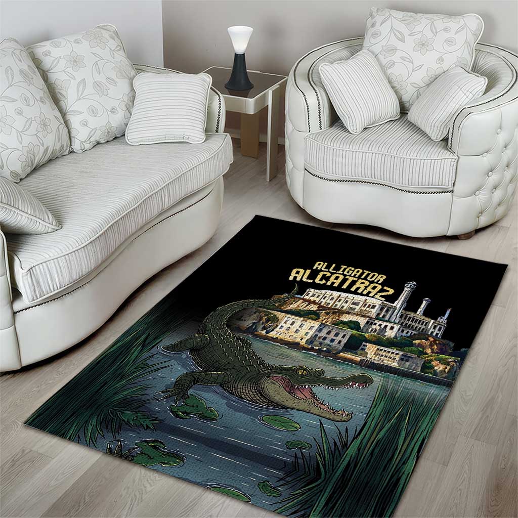 Everglades Alligator Alcatraz Florida Area Rug - Wonder Print Shop
